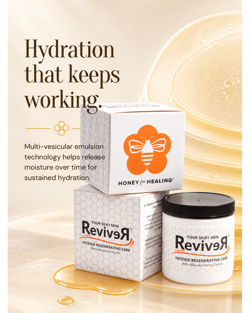 Reviver hydration that keeps working with multi-vesicular emulsion technology