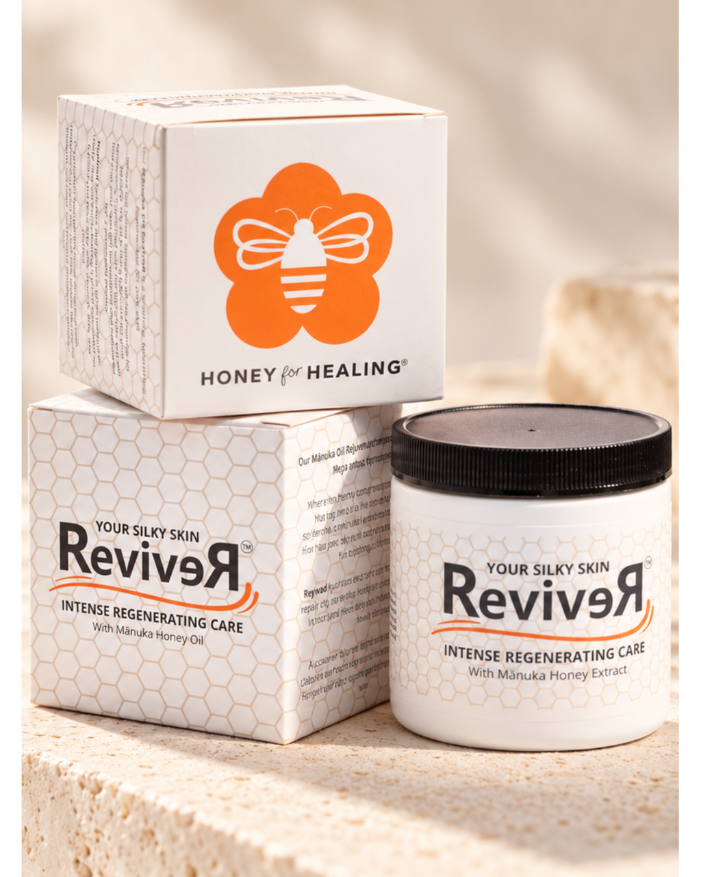 Honey for Healing Reviver product and packaging