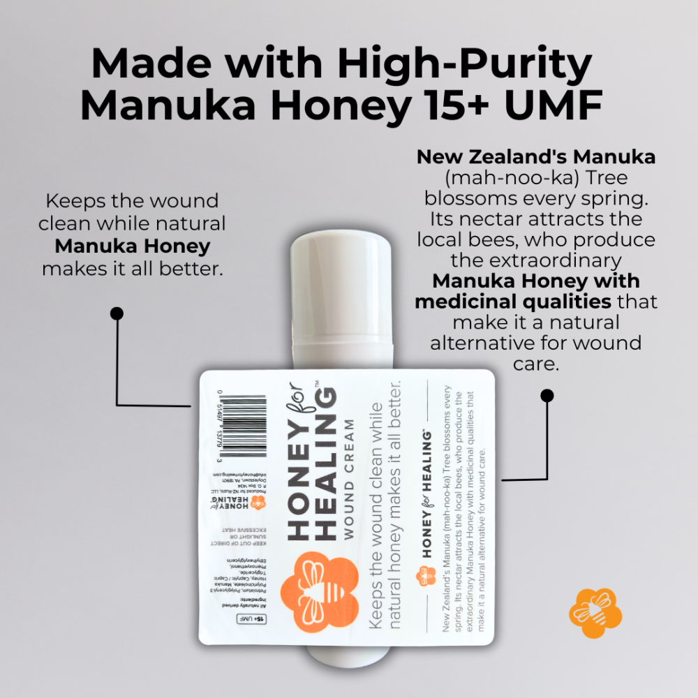 Honey for Healing® Powerful Manuka Wound Cream - Image 7